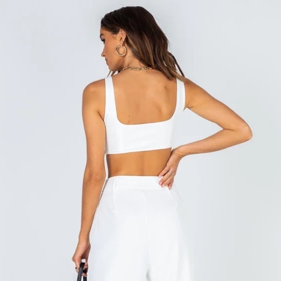 PRINCESS POLLY Huxley Top In White - Picture 2 of 5